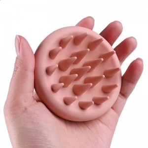 Silicone shampooing Bath Brush Nettaiteur Massage Masage Peigne Silicone Sallicone Massage Brosse pour les cheveux