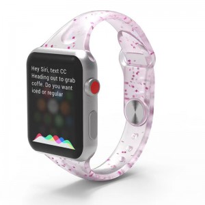 Bracelet en silicone à paillettes Slicone Band